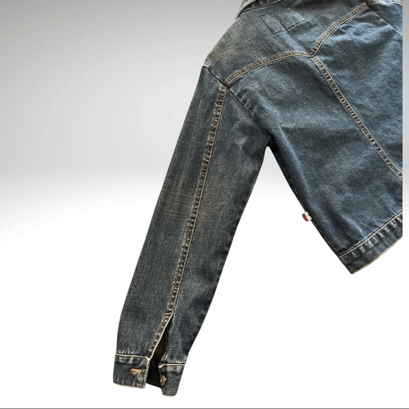 O’Neill Denim Devision Runaway Denim Jacket Washed Denim Size Medium - Picture 4 of 16